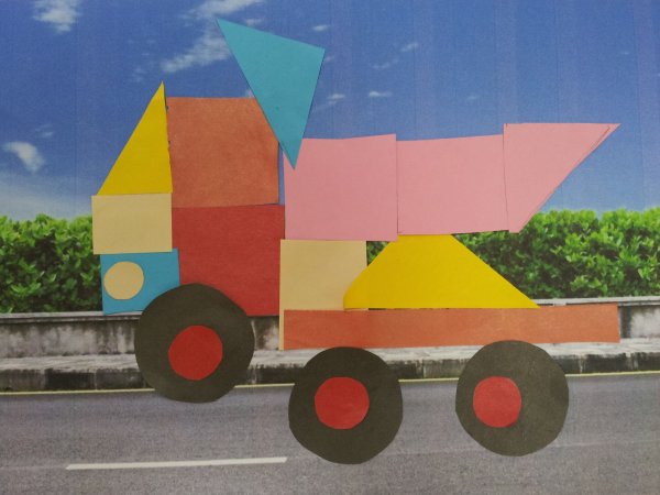 Грузовик аппликация для детей