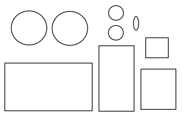 Заготовки для аппликаций