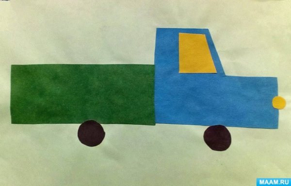 Аппликация машина в ср гр