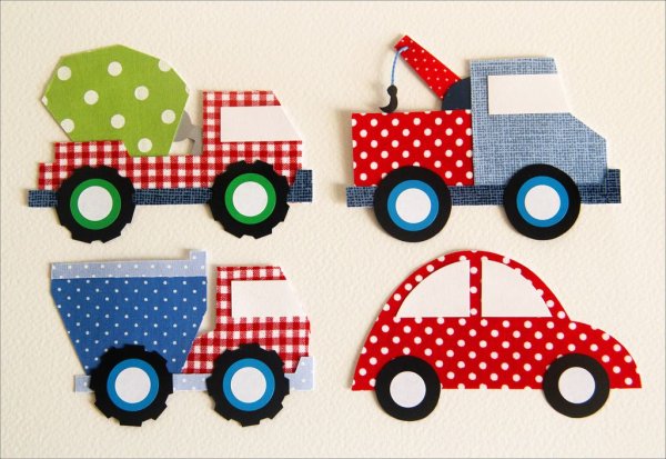 Аппликация грузовой автомобиль