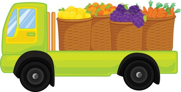 Грузовик с урожаем