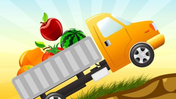 Грузовик с урожаем