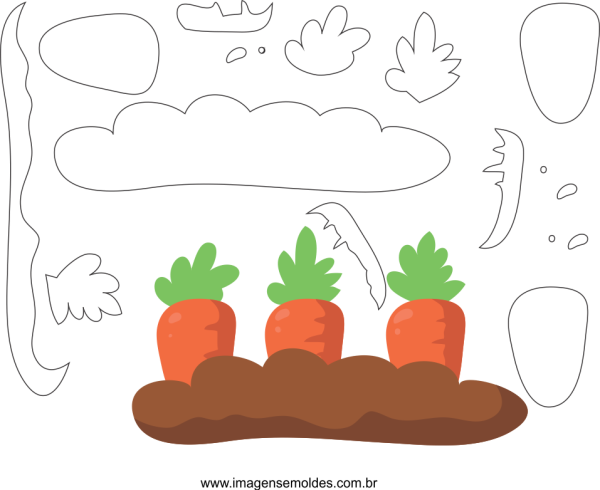 Куст из фетра выкройка