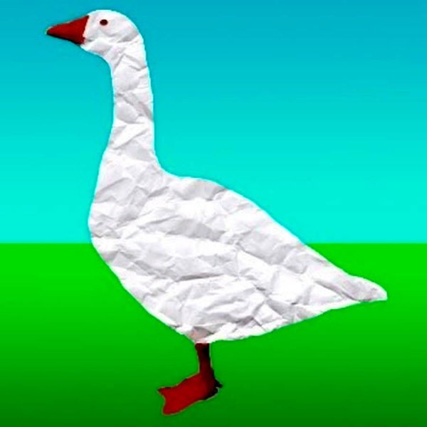 Поделка Гусь из бумаги