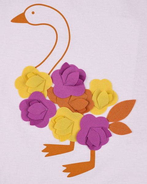 Гусь из кругов аппликация