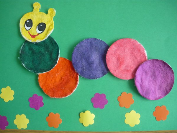 Аппликация для детей 3-4