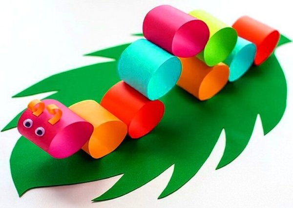 Поделки из цветной бумаги