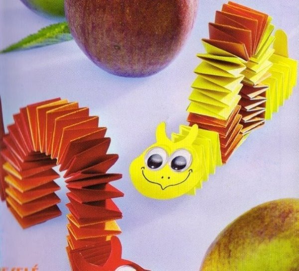 Поделки из бумаги гармошкой