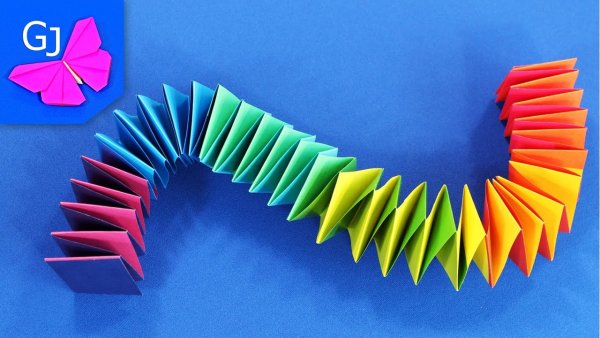 Оригами змея