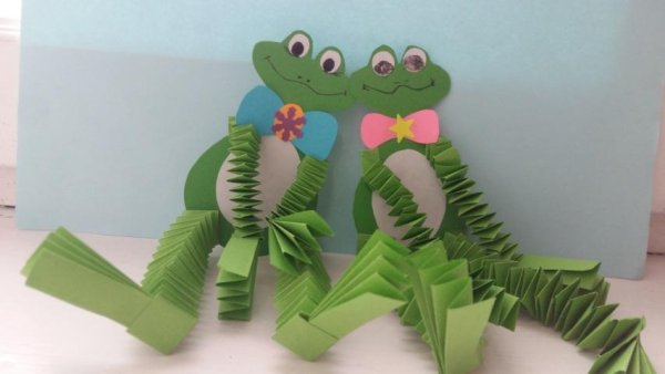 Игрушки из гармошки бумажные