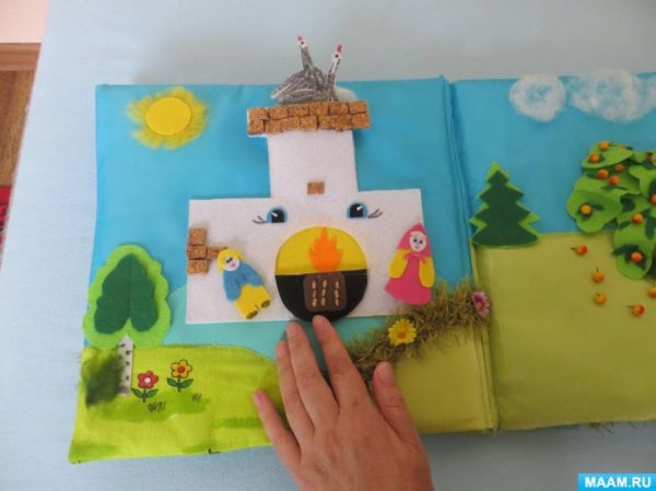 Книжка из фетра гуси лебеди