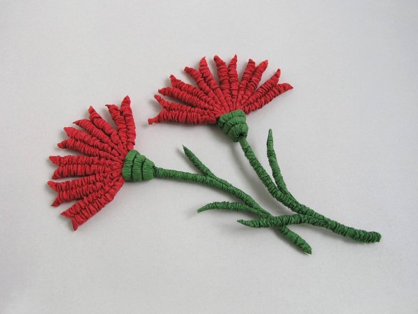 Аппликация гвоздики