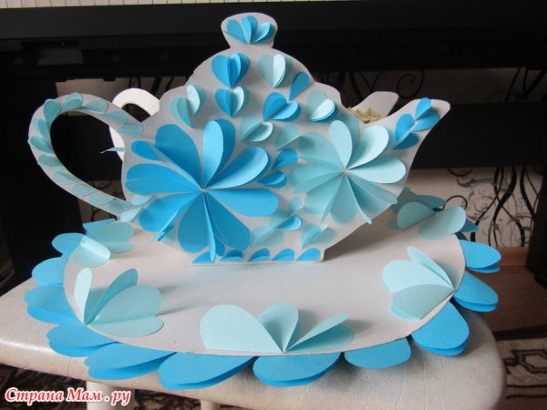 Аппликация Гжель