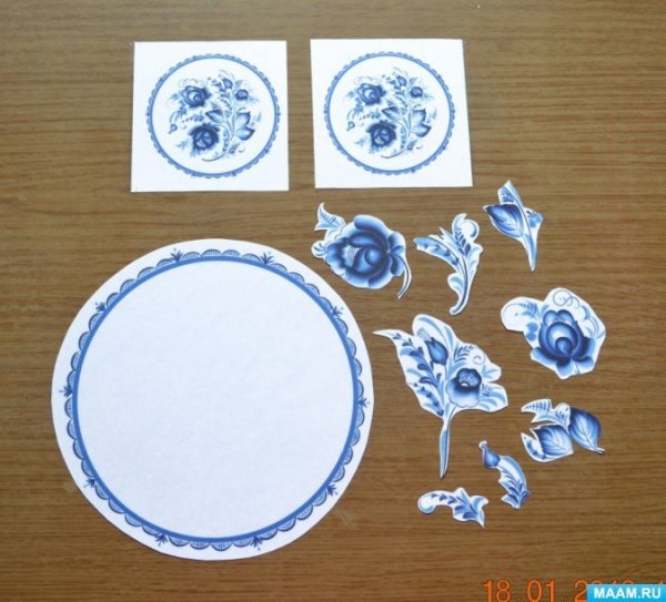 Игра лото Гжель