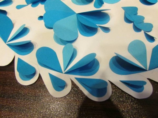 Объемная аппликация Гжель