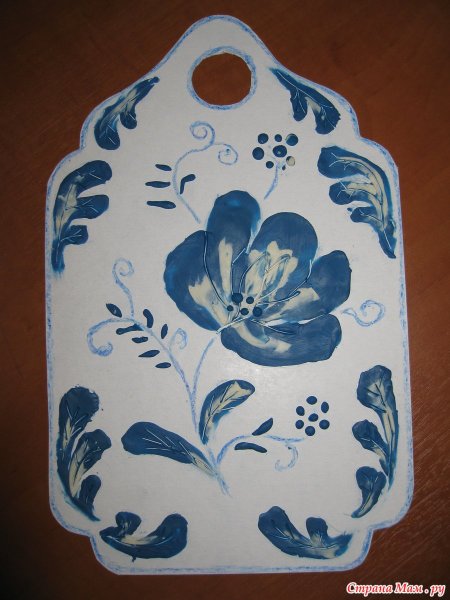 Роспись разделочной доски