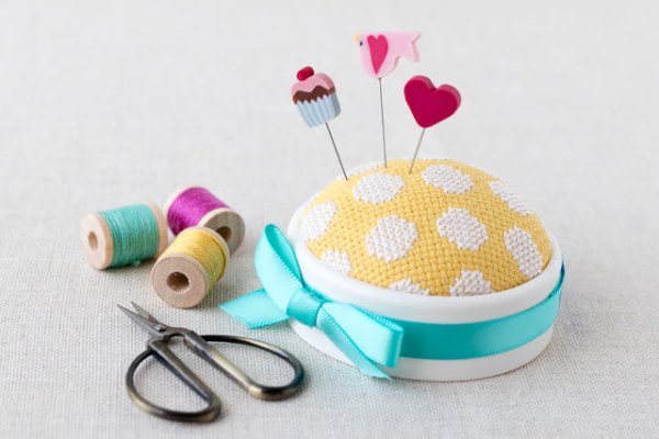 Круглая игольница