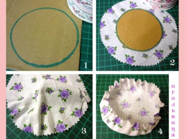 Игольница своими руками из ткани