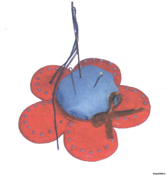 Поделка игольница для детей