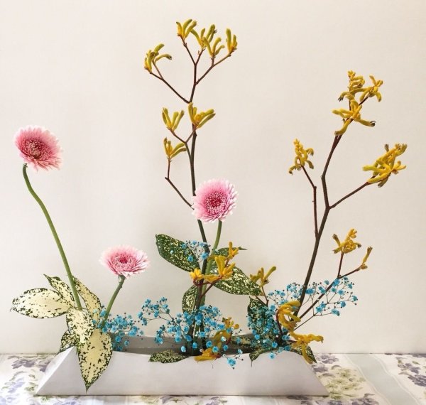 Икебаны японские весенние