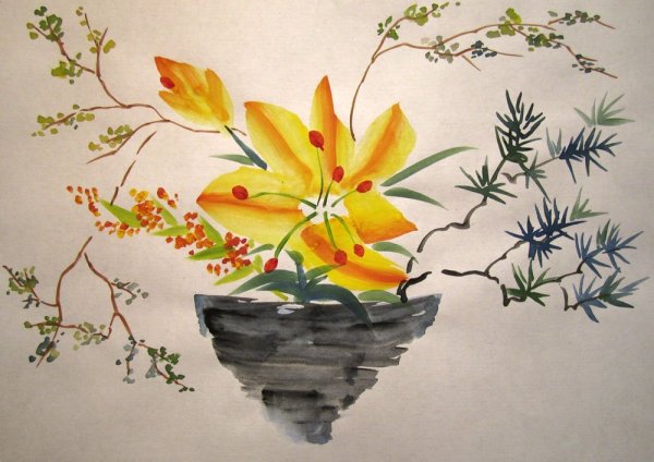 Композиция в японском стиле