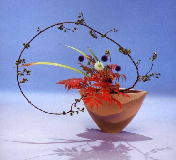 Икебана Морибана каскадная