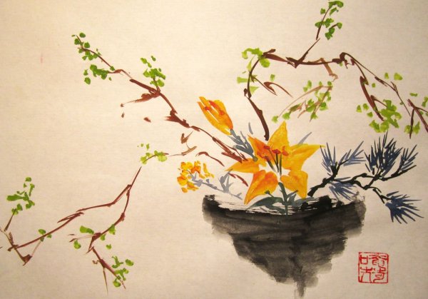 Китайская экибана