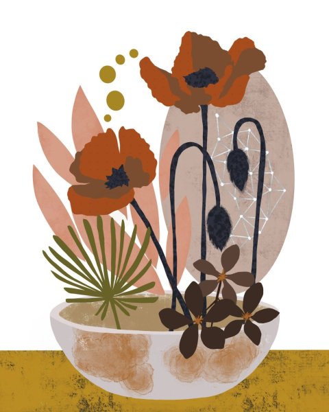 Эскиз Икебаны