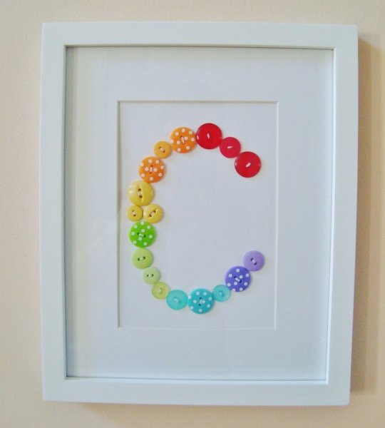 Выкладываем из пуговиц