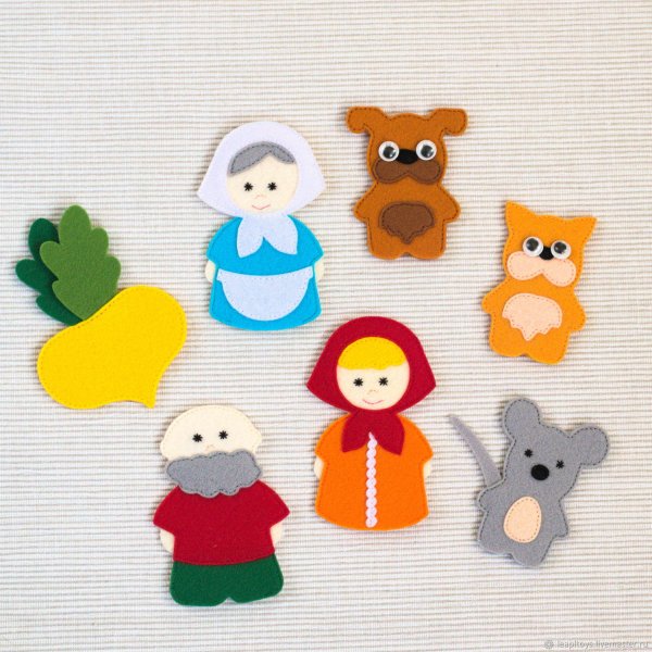 Кукольный театр пальчиковый Курочка Ряба