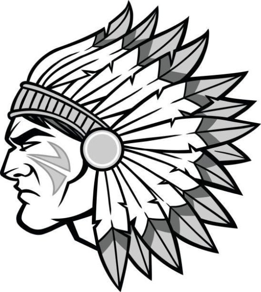 Вождь индейцев вектор