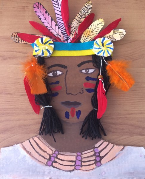 Поделка индеец