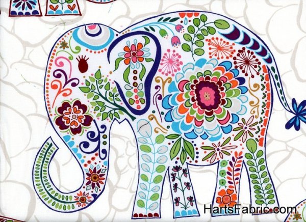 Рисование и аппликация слон