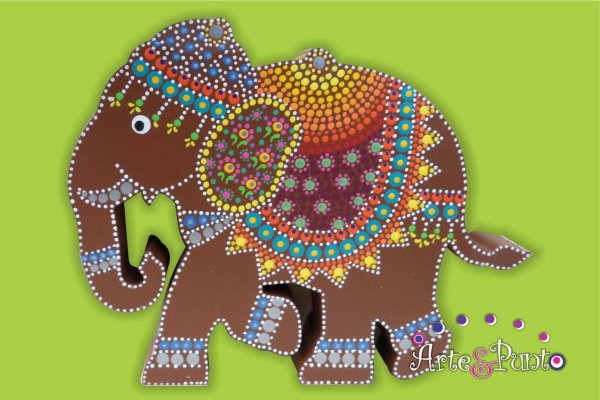 Аппликация на тему Индия