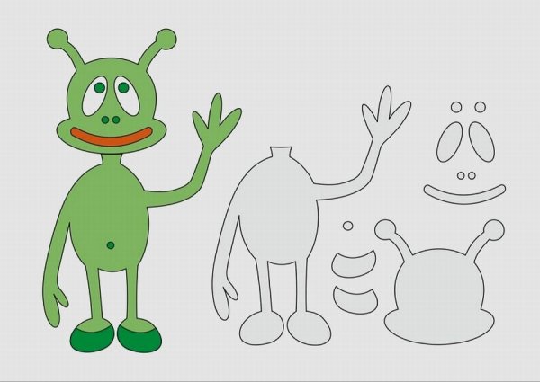 Инопланетянин из фетра