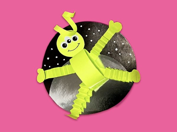 Инопланетянин поделка аппликации