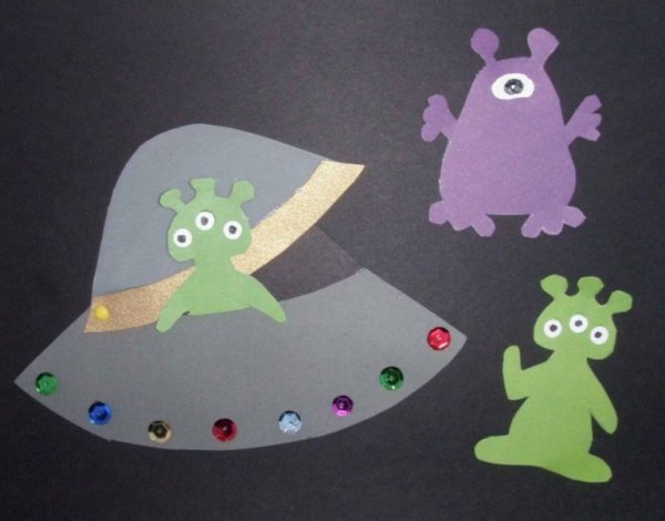 Пришельцы поделка для детей
