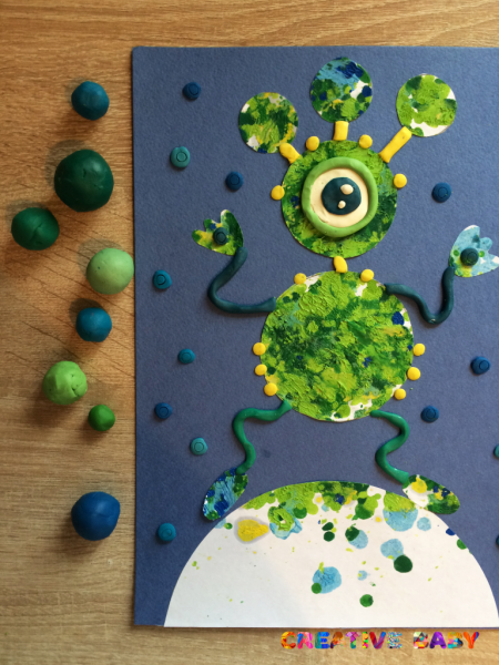 Поделка инопланетянин