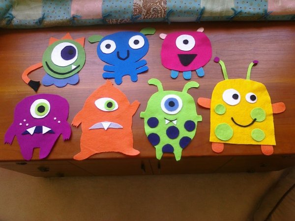Поделки монстрики для детей