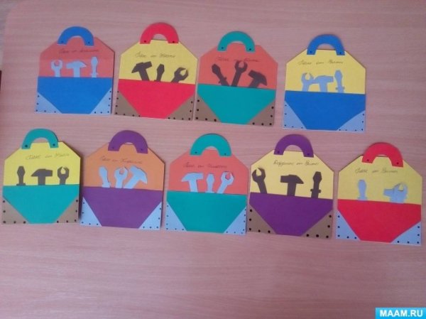 Аппликация инструменты в средней группе