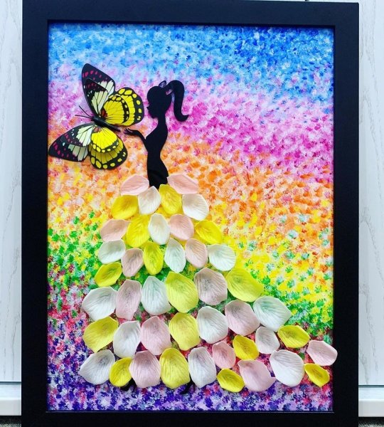 Объемная аппликация лето