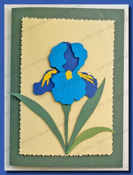 Ирисы из фетра