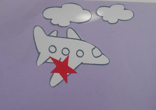 Самолеты. Аппликация