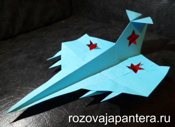 Поделка военный самолет