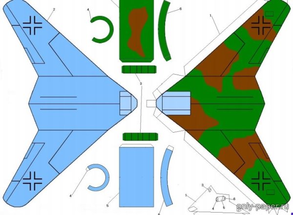 Модели самолетов из бумаги