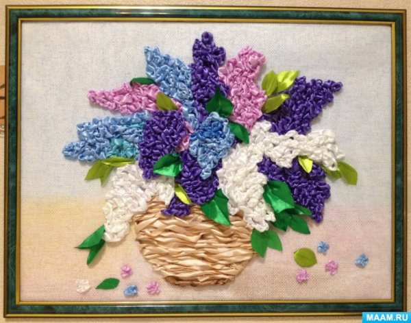 Сирень поделки в детском саду