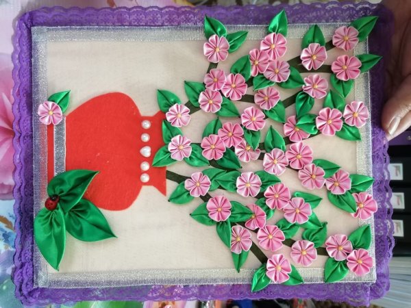 Объемные аппликации для детей