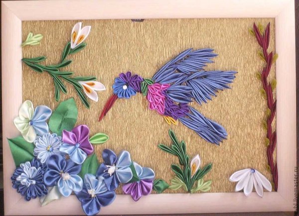 Панно из ткани