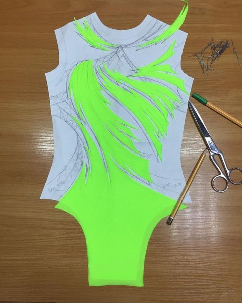 Лекало гимнастического купальника