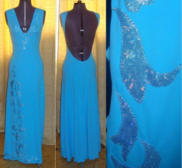 Бальное платье из бифлекса